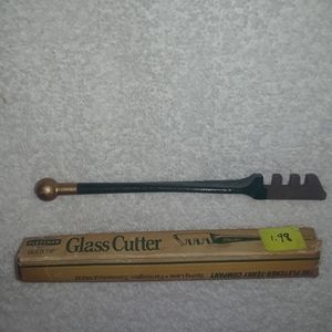 Vintage Glass Cutter With Original Box